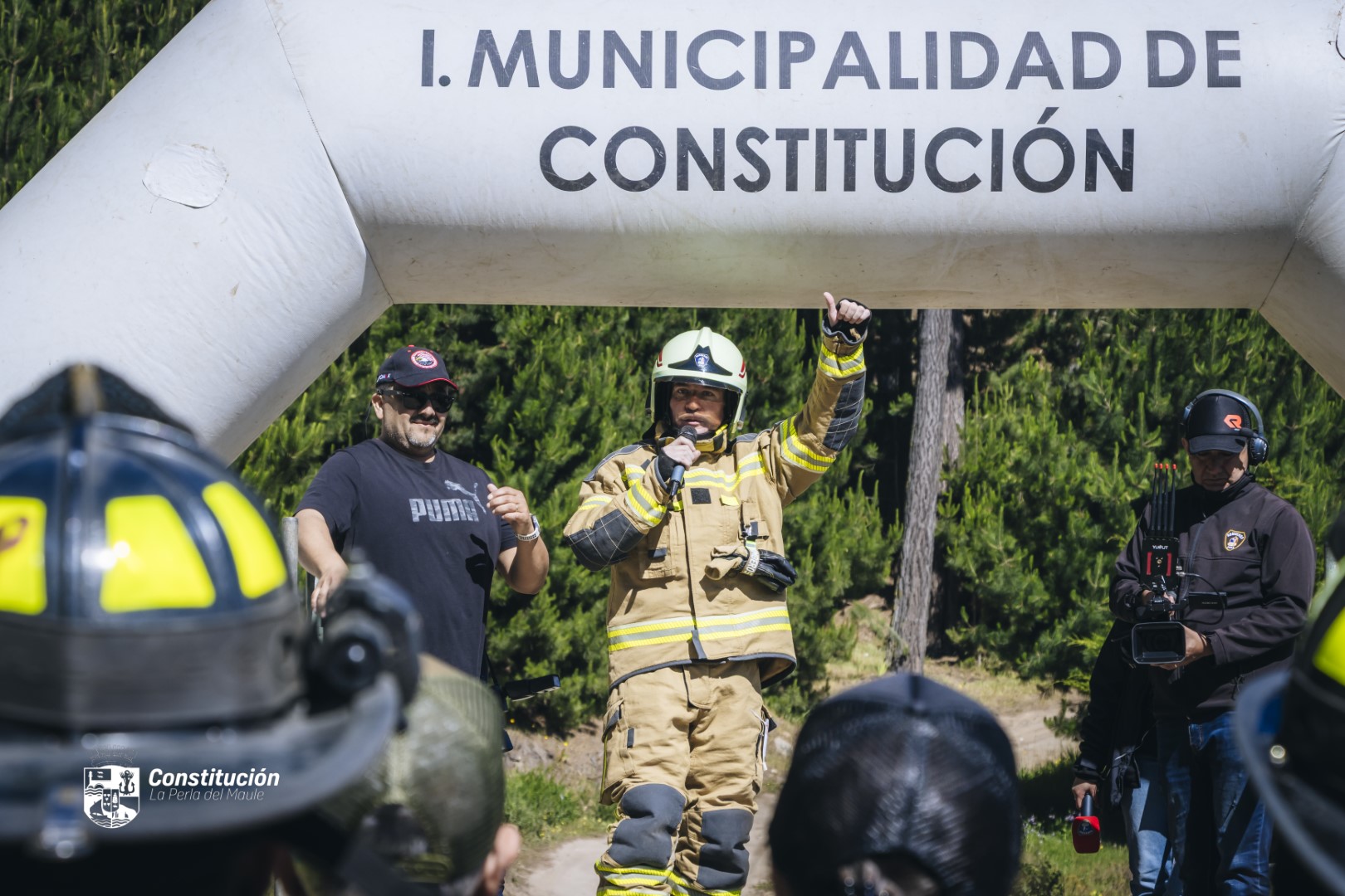 BOMBEROS DE TODO CHILE SE REUNIERON EN CONSTITUCIÓN PARA VIVIR EL PRIMER DESAFÍO ARENAS DEL MAULE.