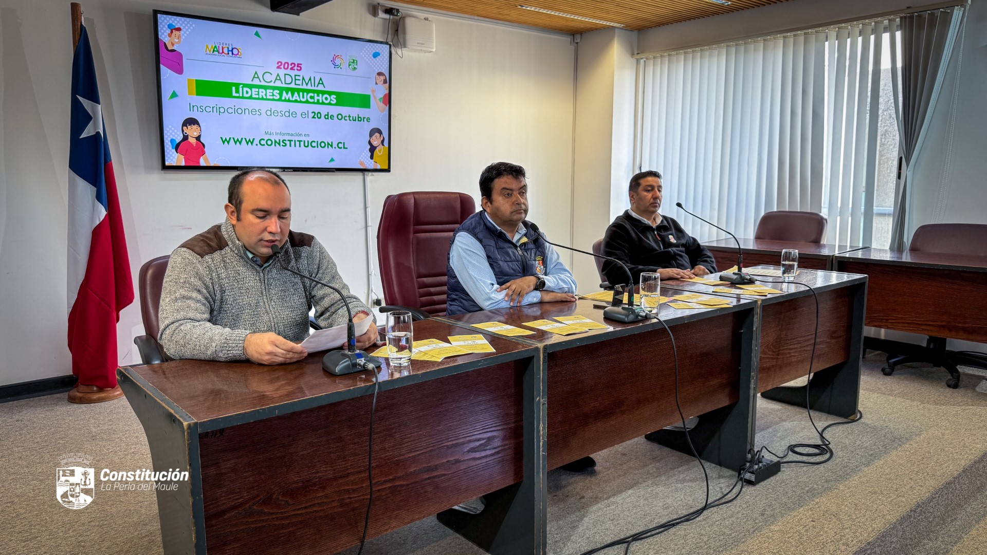 MUNICIPALIDAD DE CONSTITUCIÓN LANZA ACADEMIA SOCIAL Y DE LIDERAZGO PARA FORTALECER EL ROL DE DIRIGENTES COMUNITARIOS.